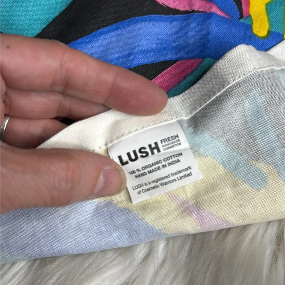 Lush Knot-Wrap Set of 5 All Different Floral Colorful Eco Friendly Wrapping
